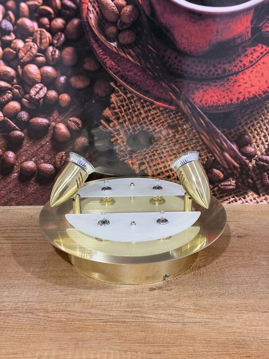 Lampa plafon ERIC ROUND VI GOLD złota 12V 4xG1  2xGU5.3