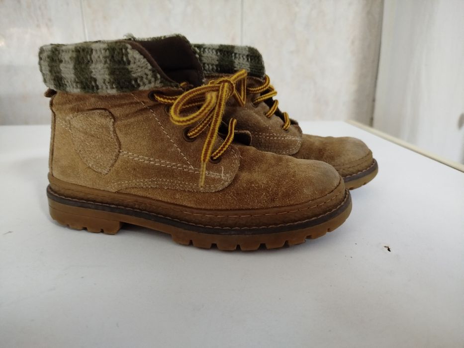 Botas criança pele