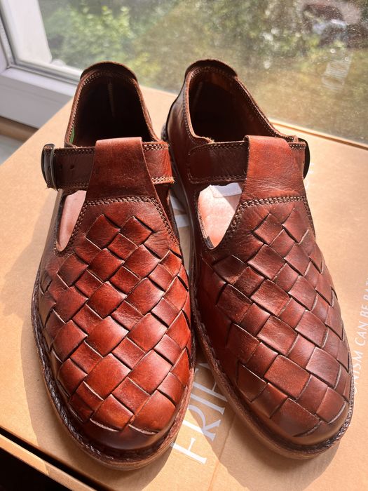 Плетені шкіряні  туфлі лофери