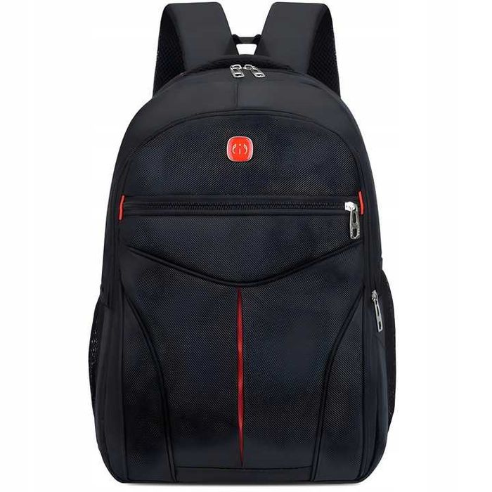 PLECAK TORNISTER MŁODZIEŻOWY szkolny turystyczny sportowy czarny uni