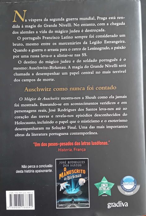 Livro "O Mágico de Auschwitz"