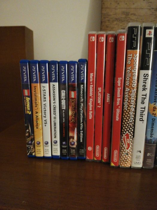 Jogos para PS4/Wii/PSP/PS2/PSVITA/Nintendo Switch