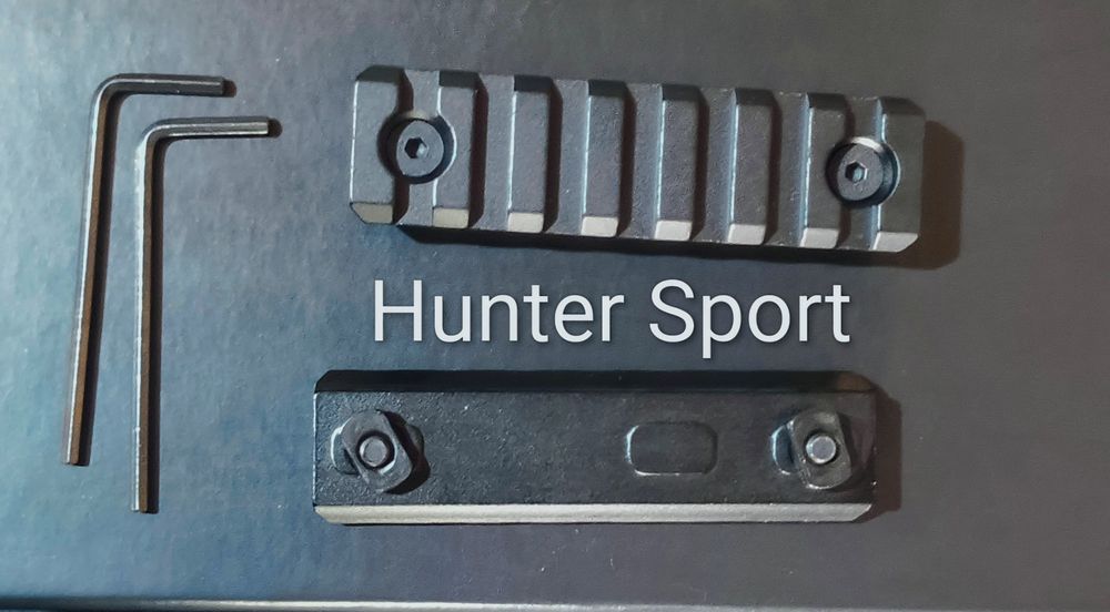Планка Вівер Пікатіні на базу M-lock АК AR15 CZ Bren та інших, для обвісу з посадковою базою Weaver/Picatinny