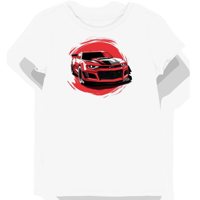 Koszulka damska biała Wyścigowy Styl Chevy Camaro M