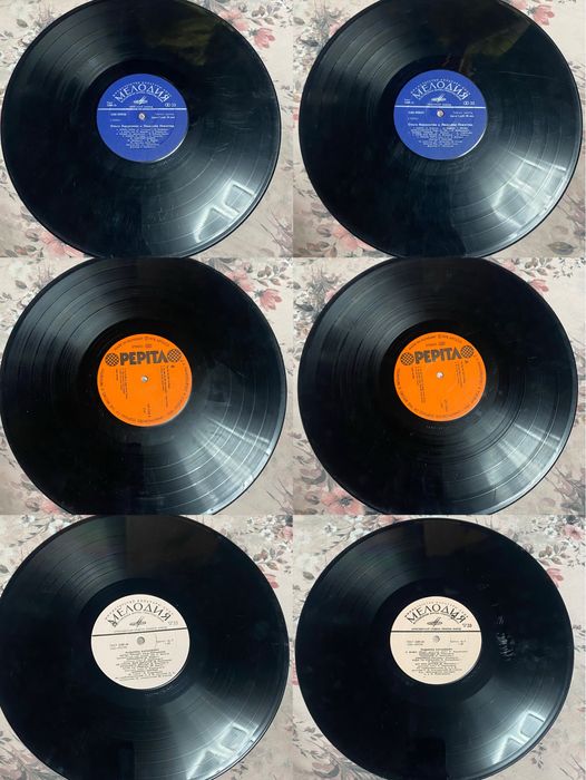 Пластинки виниловые  (нерабочие)