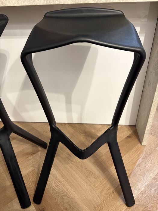 Hoker czarny stylowy 2szt.