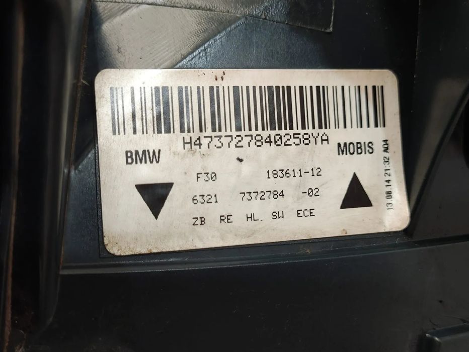 Conjunto Farolins Led Traseiros Trás Esquerdo Direito BMW Serie 3 F30
