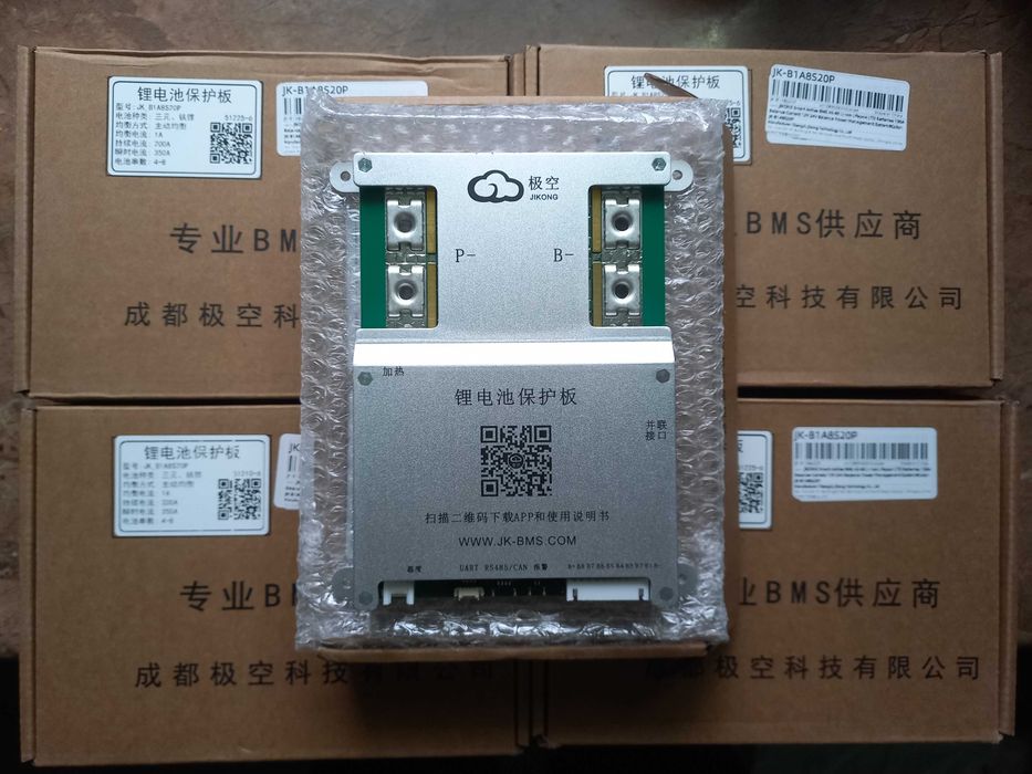 Плата БМС 200A jk bms 4–8s JK-B1A8S20 для акумуляторів 12 В, 24 В