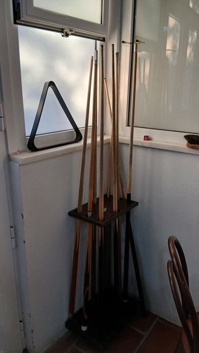 Mesa de Snooker / Bilhar com Tampos de Jantar + Contador Contelec CT150 + Acessórios