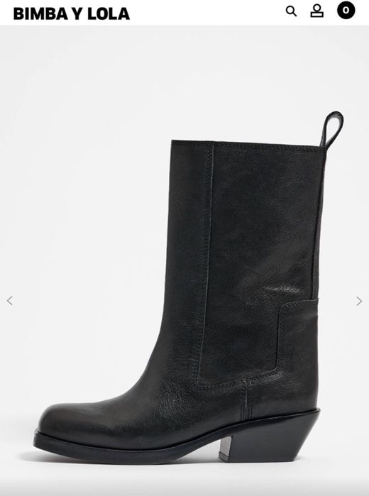 Bimba y Lola шкіряні козаки 38 р.