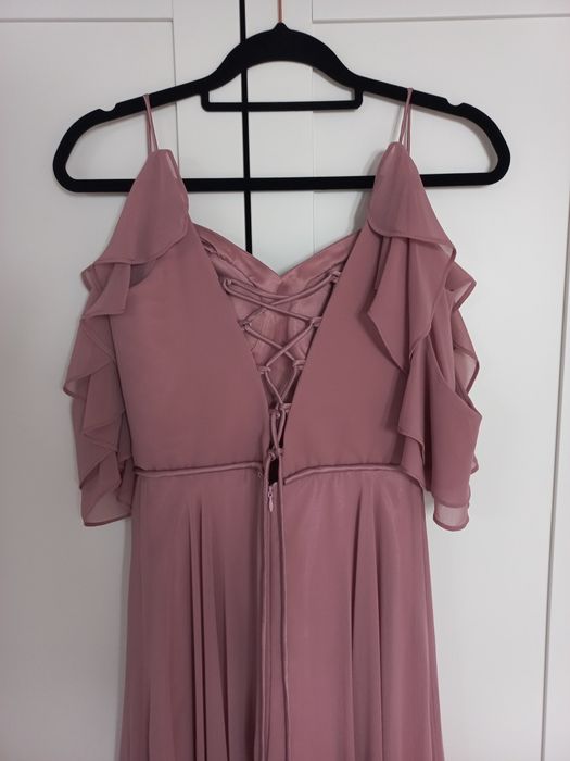 Vestido rosa velho claro