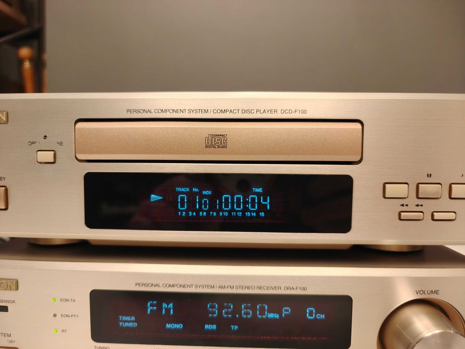 DENON DRA-F100 + DCD-F100 ! Amplituner + odtwarzacz ! Wieża