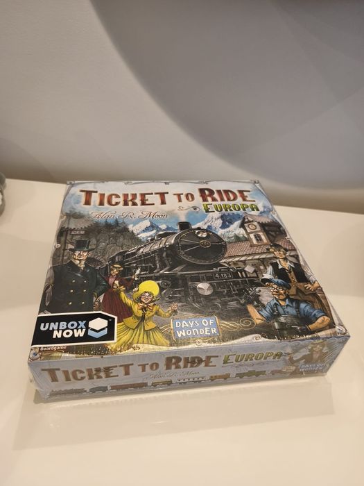 Ticket to Ride Europa - Jogo de tabuleiro (selado)
