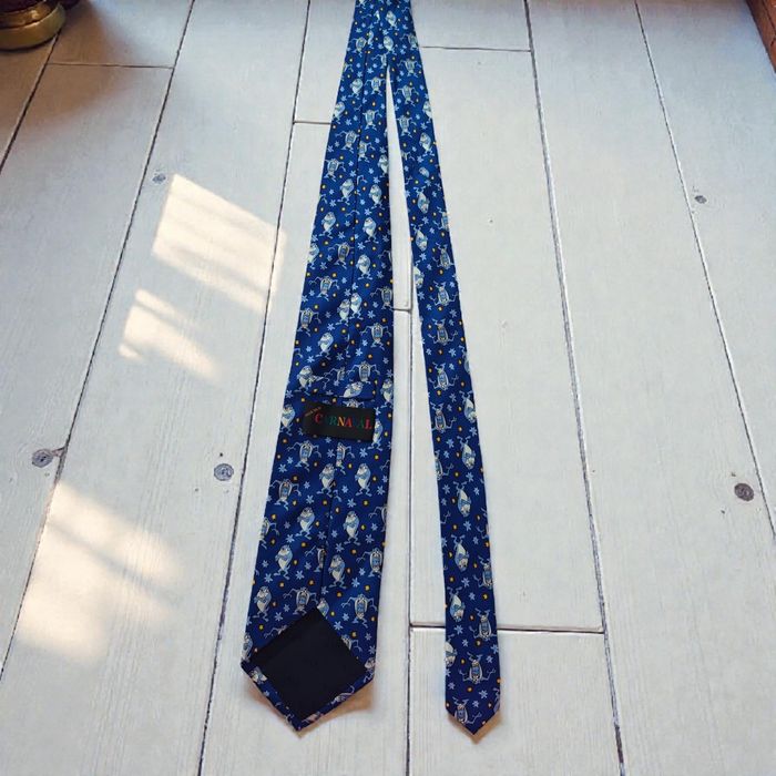 Unikatowy krawat 100% jedwab Carnaval handmade