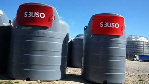 ZAMOŚĆ HIT Zbiornik dwupłaszczowy na paliwo SiBUSO 5000 l Diesel ON