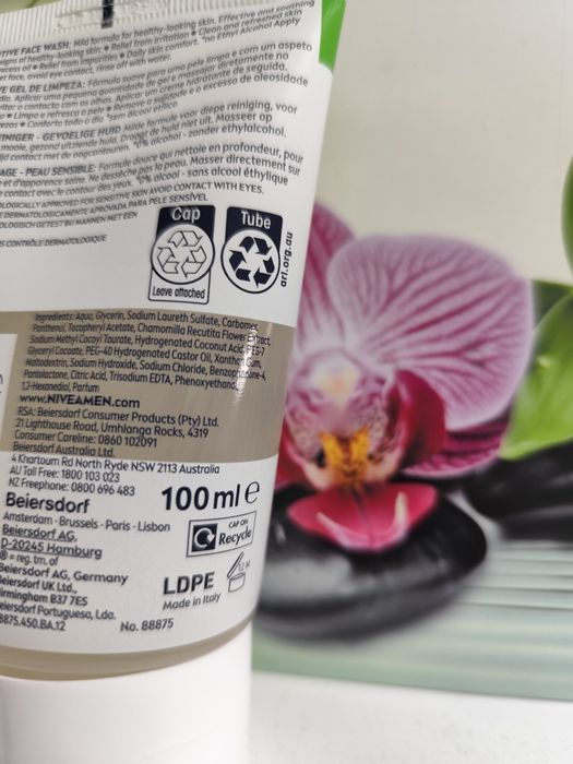 Face wash Sensitive Nívea Men