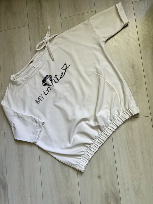 Bluza Nadruk Z Kryształkami MEGI