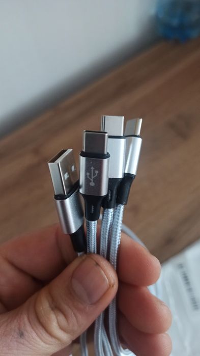 Кабель 3 в 1 USB-Type-C