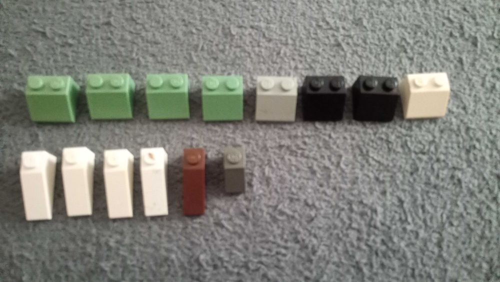 LEGO klocek klocki skos skosy 14 szt 14 szt