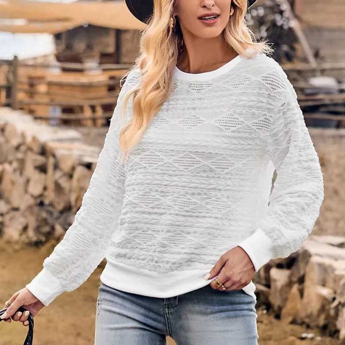 Nowa bluzka / bluza / sweter / top / pulower / biała / M !2228!