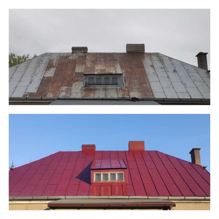 Usuwanie sopli lodu,UsługaPodnośnikowa,PodnośnikKoszowy,Malowanie dach