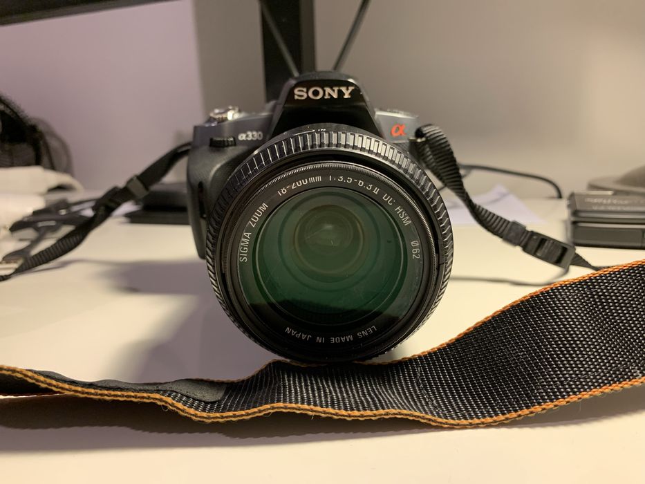 Sony A330-solidna lustrzanka w dobrym stanie! Idealna na start i nie t