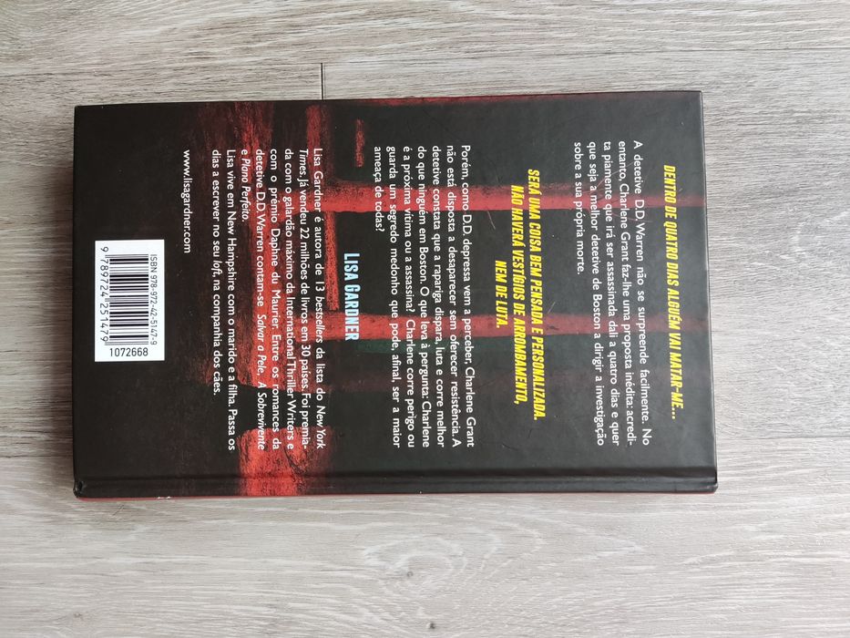 Livro "Não me apanhas" Lisa Gardner