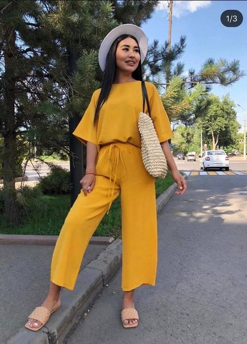 Костюм жатка гірчичний