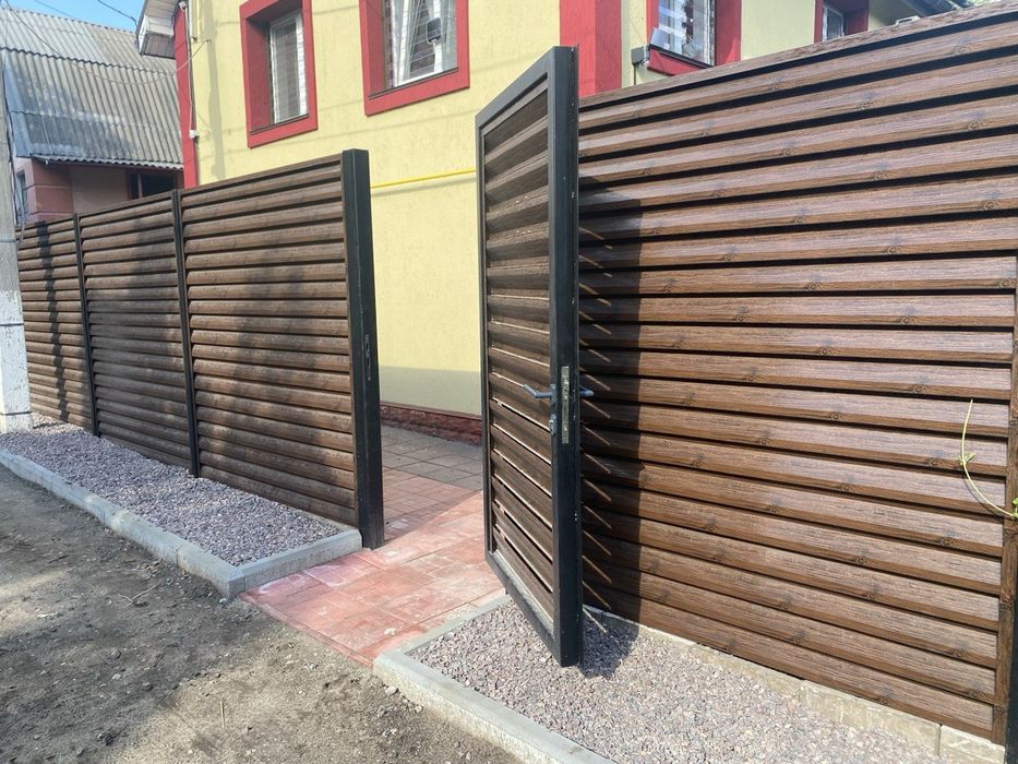 відкатні ворота,хвіртки, паркан, ламелі, виробництво під ключ