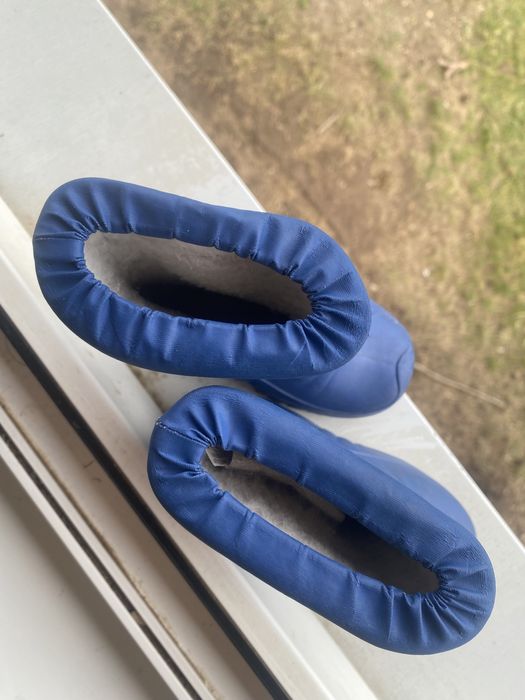 Зимові теплі резинові чоботи, гумаки