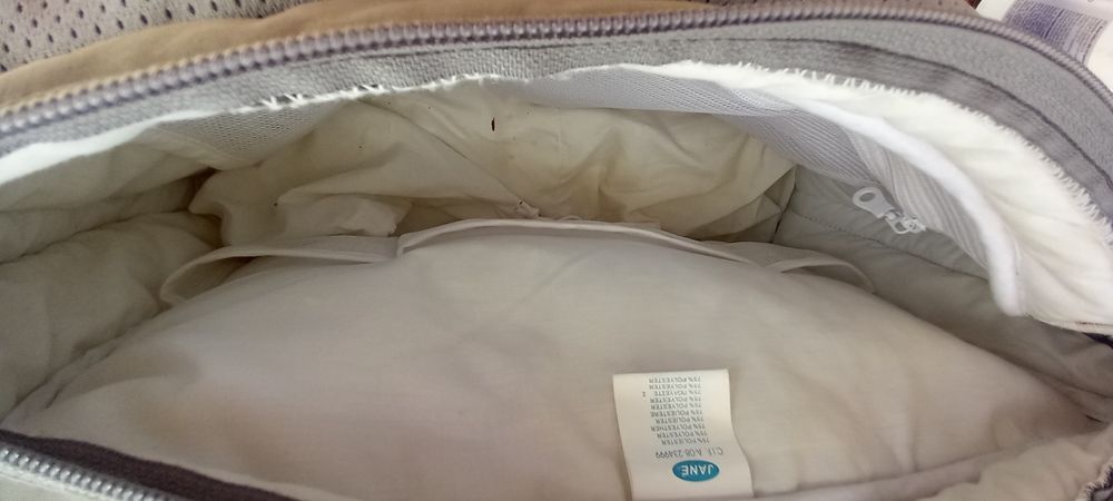 Mochila térmica marca  Prénatal e saco com muda fralda JANE