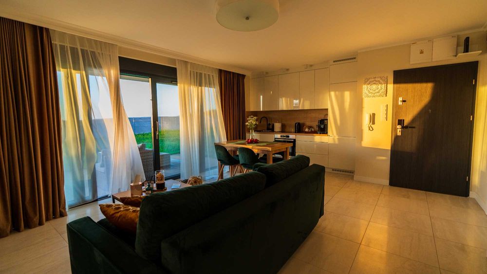 Apartament ODNOWA z frontowy widoki na morze w Gardenia Dziwnòw