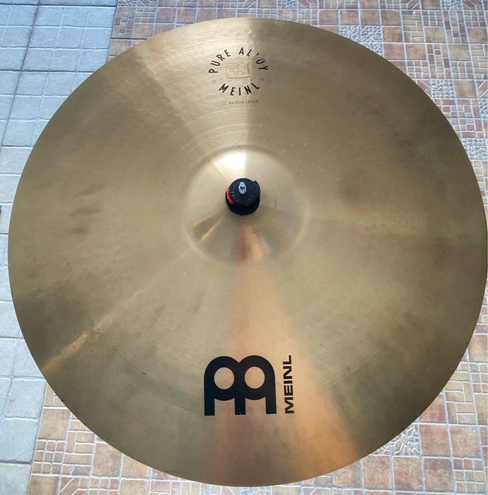 Crash Meinl Pure Aloy “22” Tripé Pearl Girafa