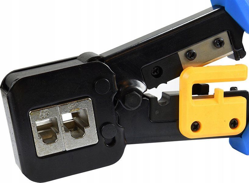 Zaciskarka do wtyków RJ45 standardowych oraz przelotowych ALANTEC