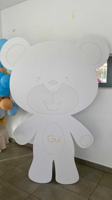 Urso Gigante em Pvc para Festas de Crianças