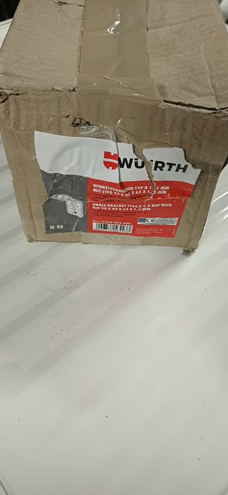 Kątowniki ciesielskie wzmacniane WURTH