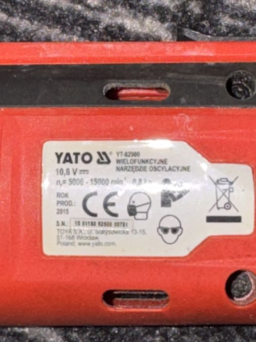 Narzedzie oscylacyjne yato walizka