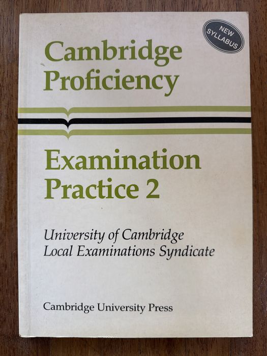 Cambridge Proficiency - examination practice 2