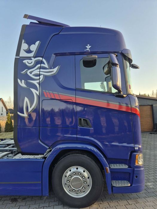 Scania 500S  500S serwis Niemcy nowy model skrzyni pneumatyka 59000 euro