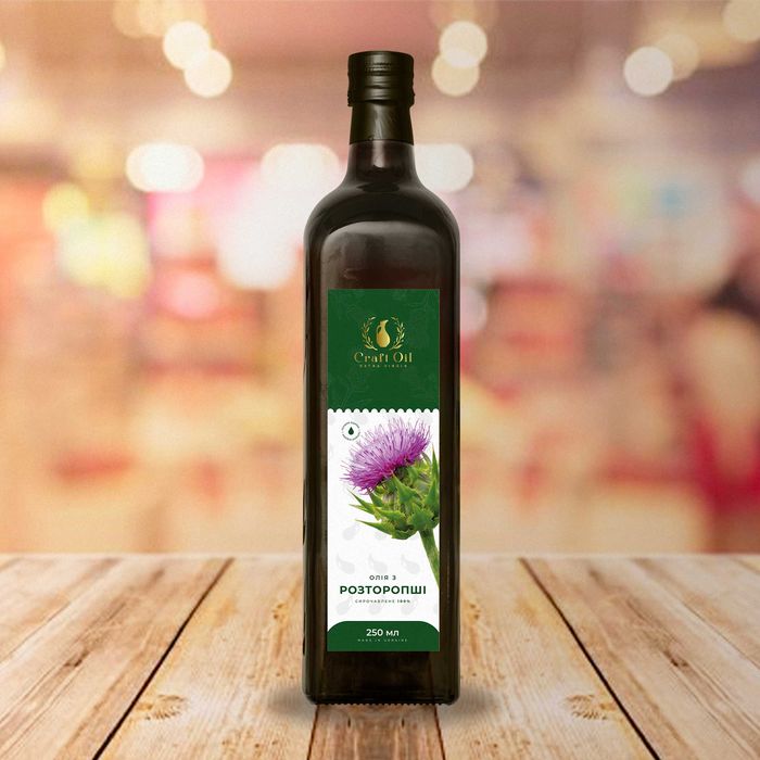 Масло расторопша холодного отжима | Олія розторопші сиродавлена