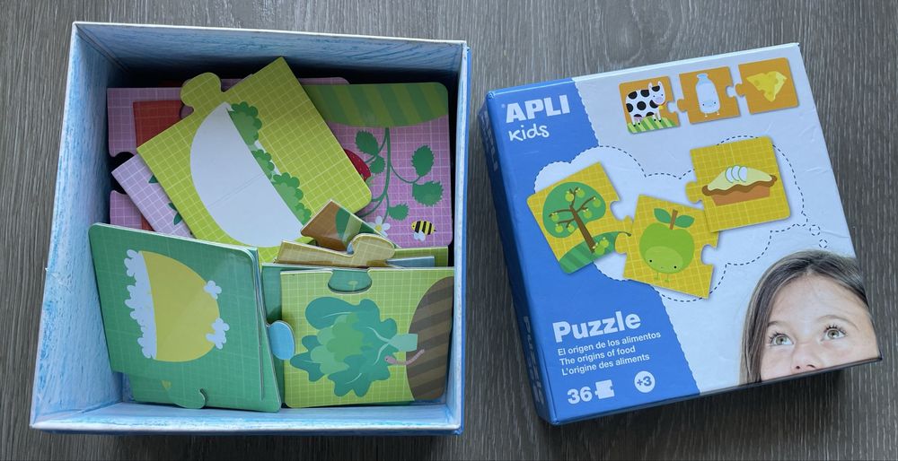 Puzzle - De onde vêm os alimentos