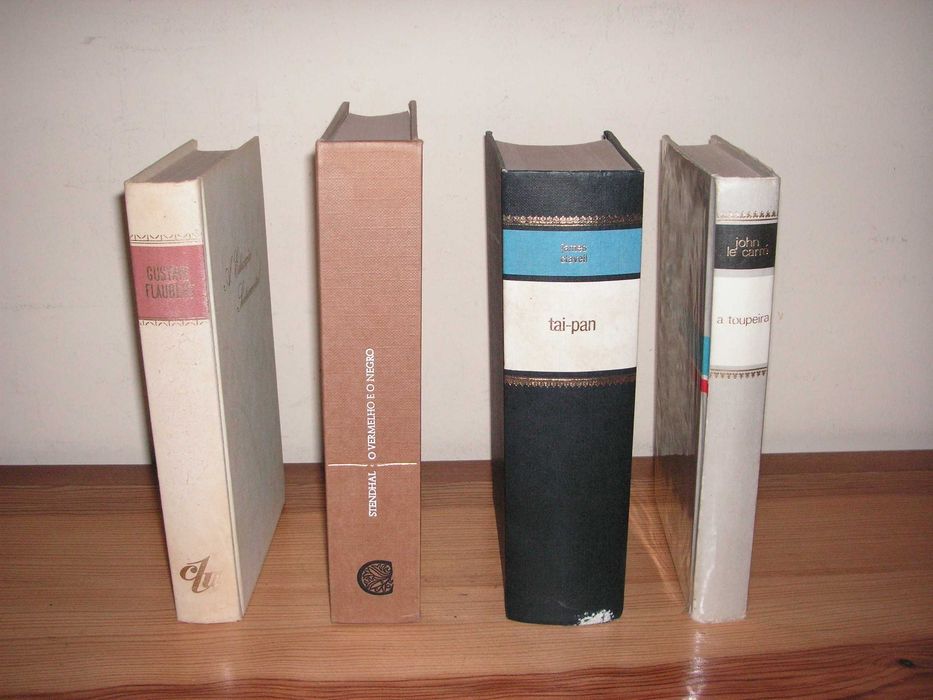 Gustave Flaubert, Stendhal, John Le Carré e James Clavell