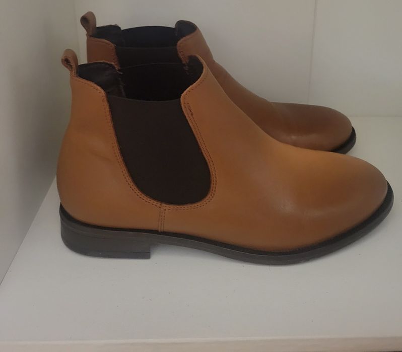 Botas Castanho Camel Tam.37