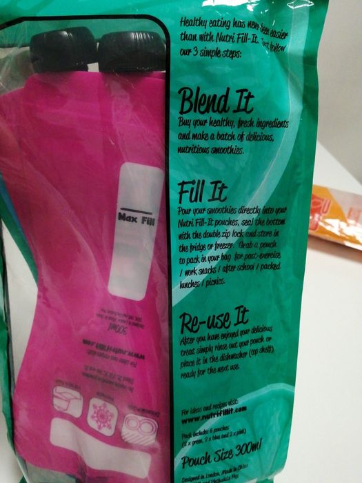 Reusable Juice and Smoothie Pouches, Baby Food Pouches, 300 ml64551962816001122