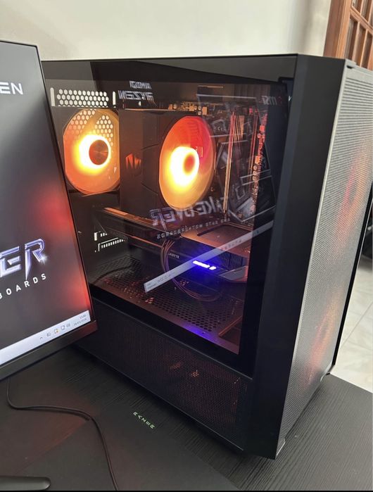 Setup Gaming NOVO Ryzen 5 5600X RX 9060XT  16 Gb Ram