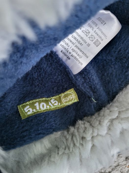 Nowy komplet czapka uszatka i rękawiczki 5 10 15