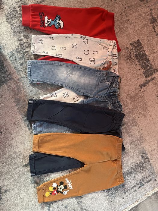 paczka 23szt. ubranek PAKA dla chłopca 98 ubranka spodnie bluzki