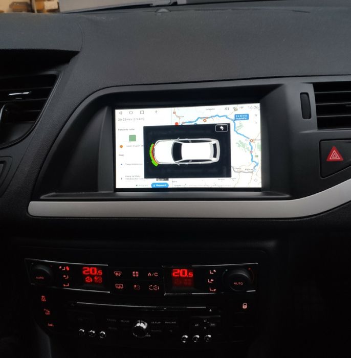 Citroen C5 radio android auto carplay wyświetlacz dotyk navi bluetooth