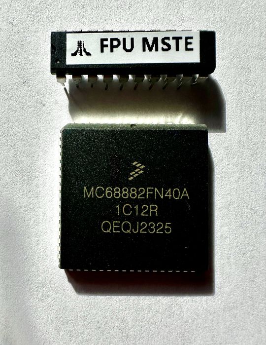 ATARI Mega STE koprocesor MC68882FN40A + układ GAL