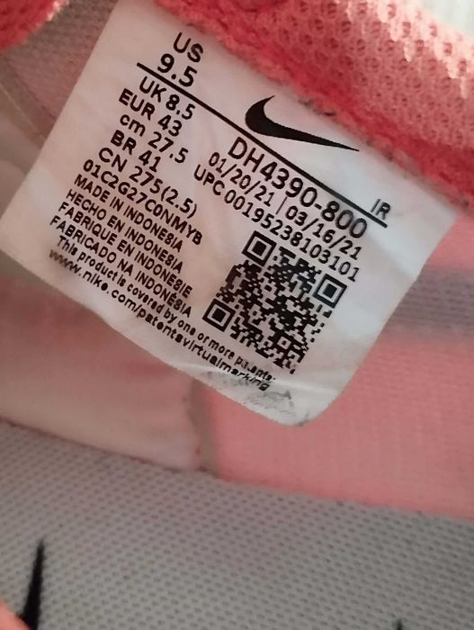 Nike Waffle Trainer 2 First Use Orange size 43